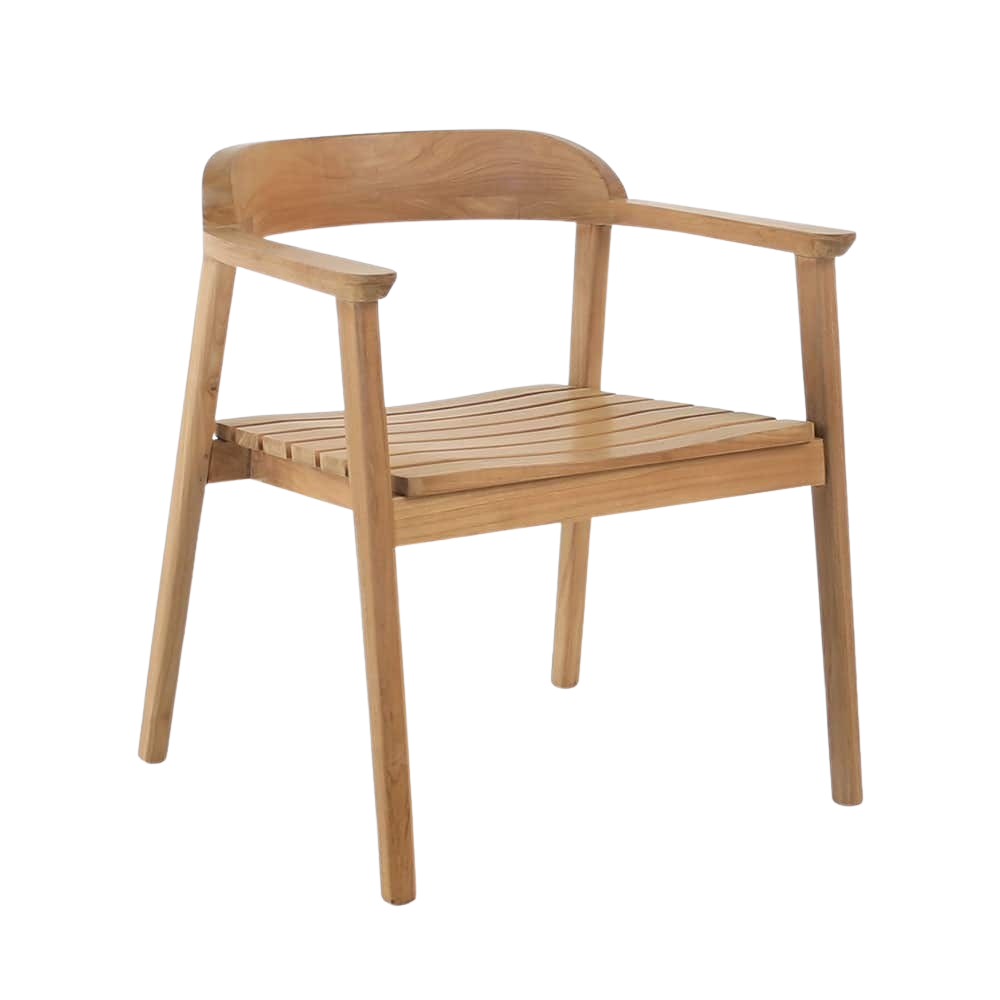 Design Warehouse - Neil Teak Outdoor Dining Chair 42031742157099- cc