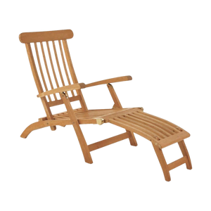 Design Warehouse - Normal Teak Steamer Chair 42147299721515- cc