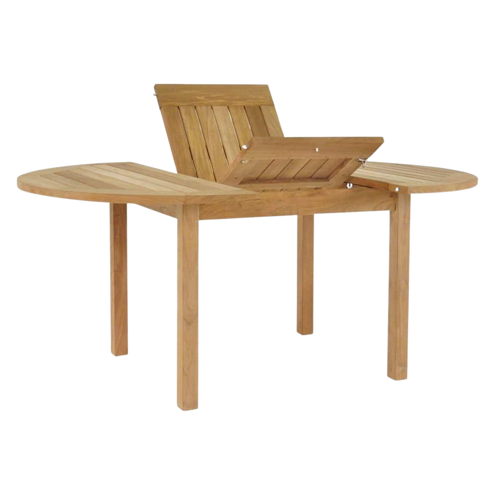 Design Warehouse - Nova Round Teak Extension Table 120cm > 170cm 42147304014123- cc