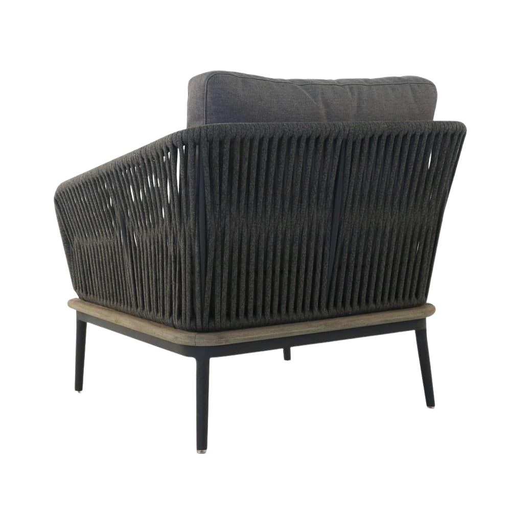 Design Warehouse - 126776 - Oasis Outdoor Club Chair  - Blend Coal cc