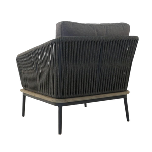 Design Warehouse - 126776 - Oasis Outdoor Club Chair  - Blend Coal cc