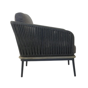 Design Warehouse - 126776 - Oasis Outdoor Club Chair  - Blend Coal cc