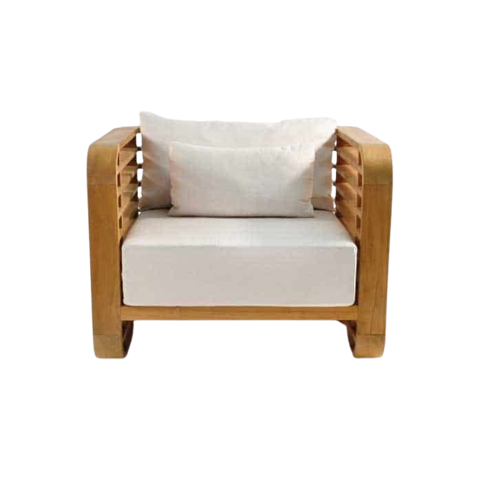 Design Warehouse - Ocean Teak Outdoor Club Chair 42147309846827- cc