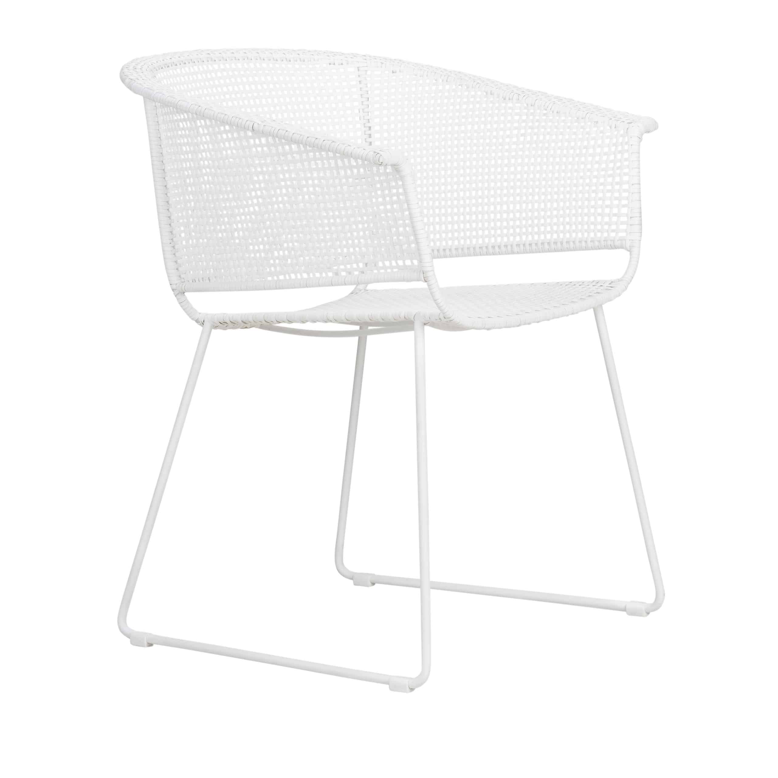 Design Warehouse - 128313 - Odette Outdoor Dining Armchair  - Stonewhite