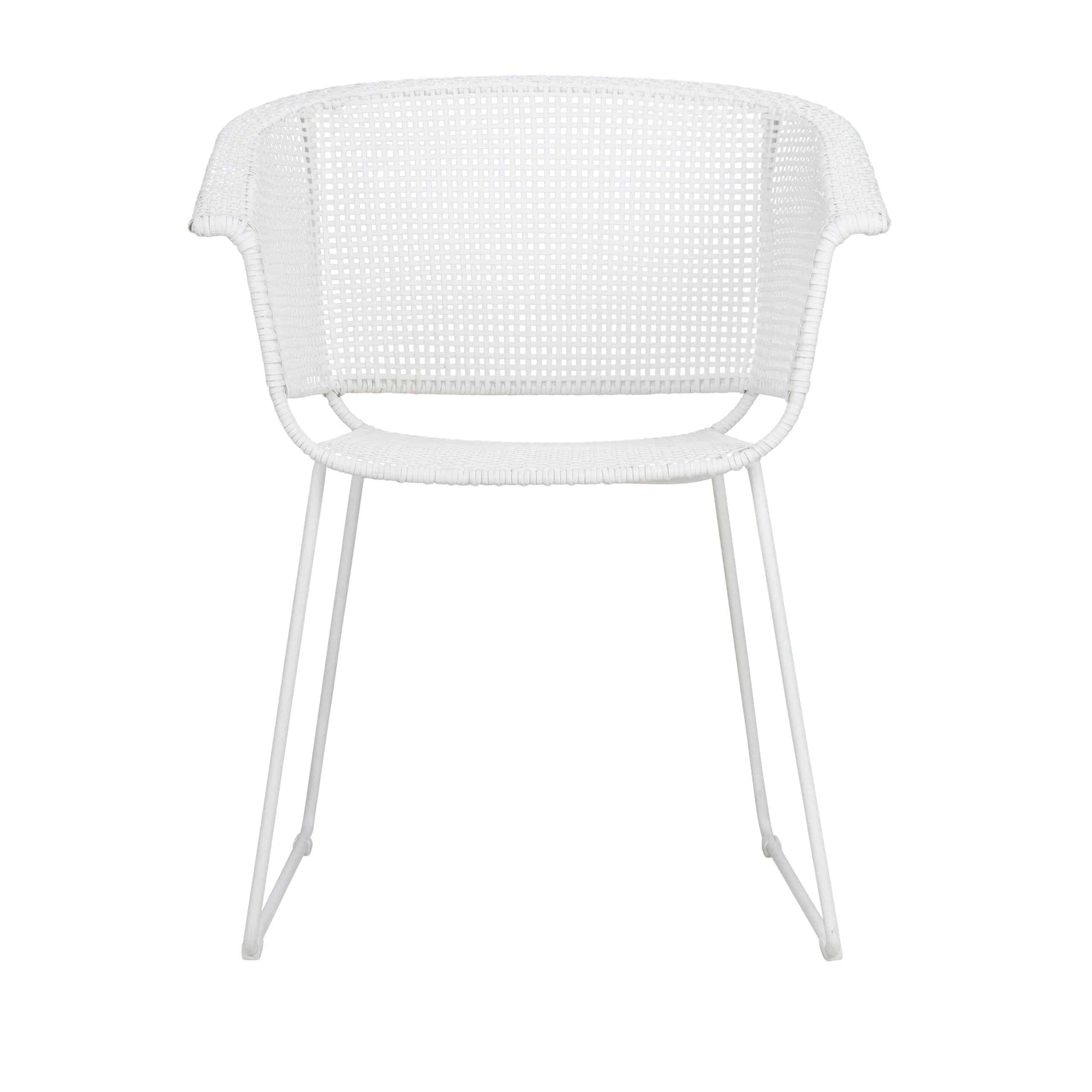 Design Warehouse - 128313 - Odette Outdoor Dining Armchair  - Stonewhite