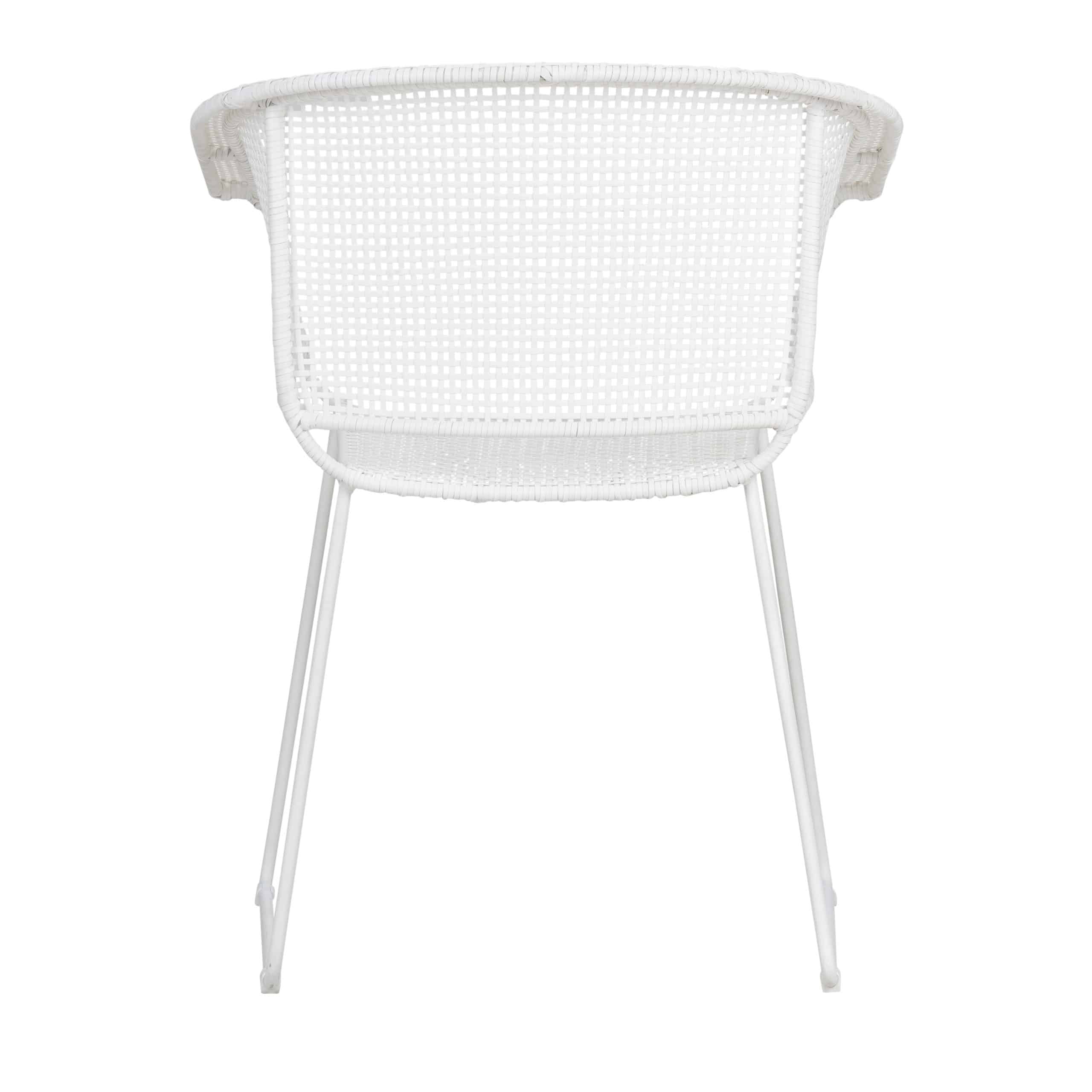 Design Warehouse - 128313 - Odette Outdoor Dining Armchair  - Stonewhite