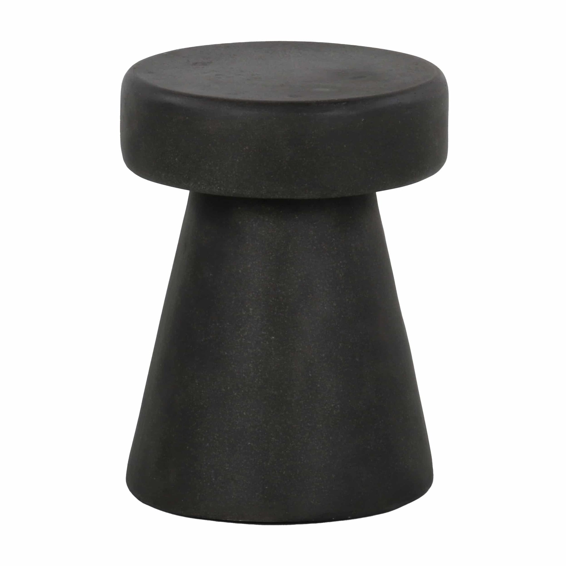 Design Warehouse - 127796 - Ozzie Outdoor Fiberglass Stool  - Graphite