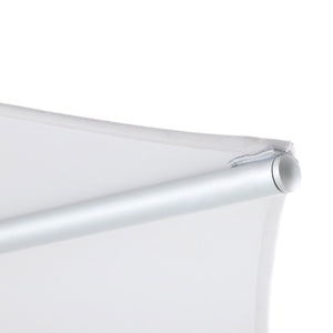 Close-up of the umbrella rib tip and stitched canopy edge.