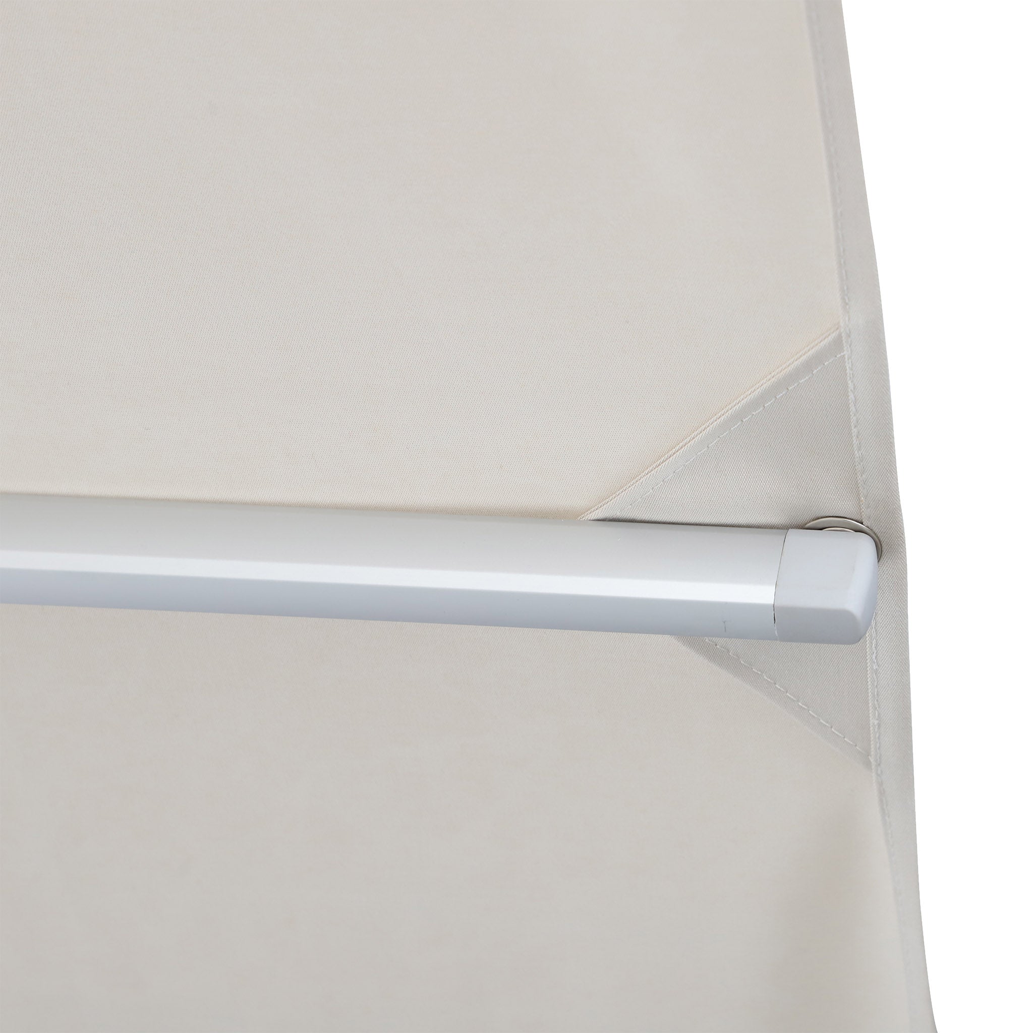 Portofino cantilever umbrella frame and parts view.