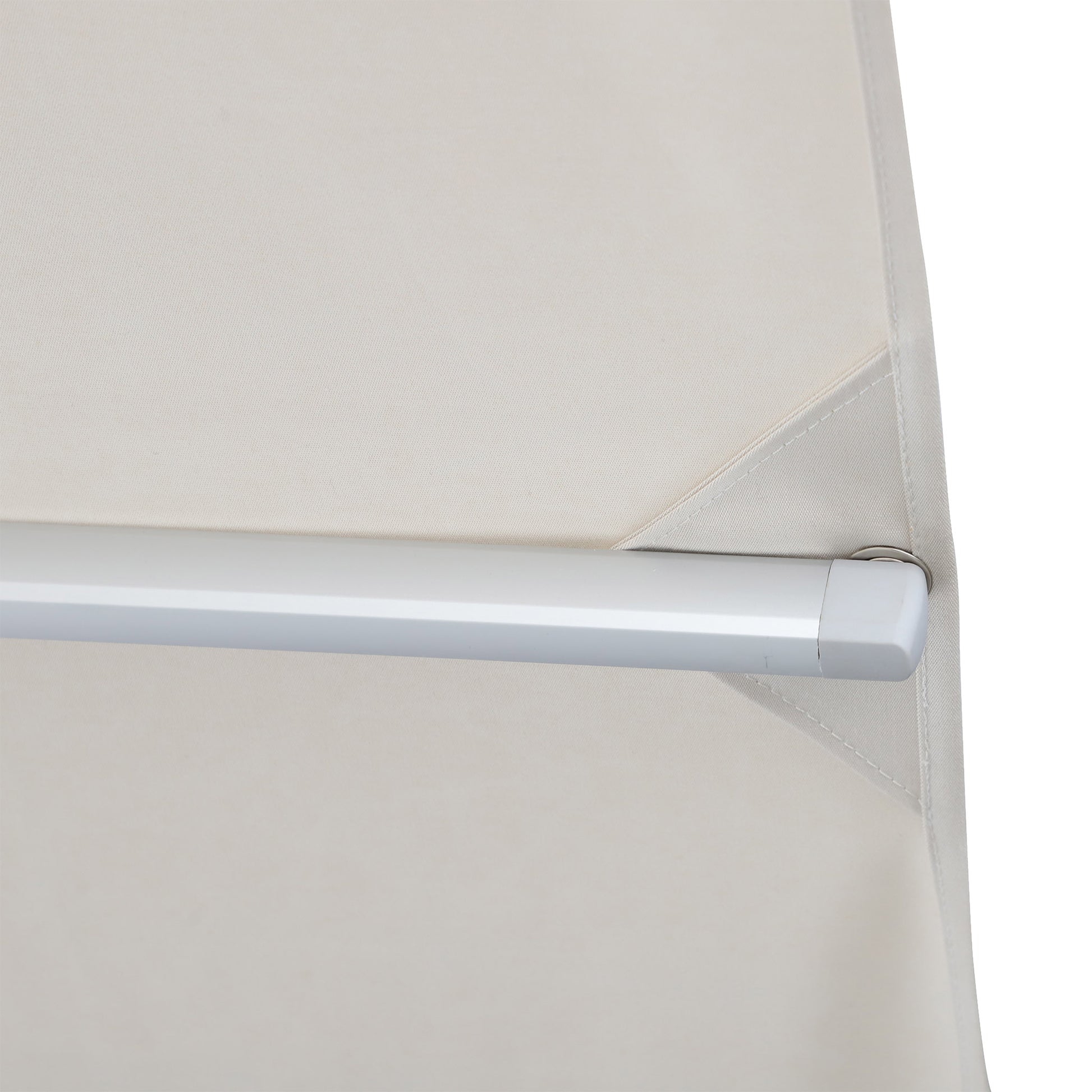 Portofino cantilever umbrella frame and parts view.