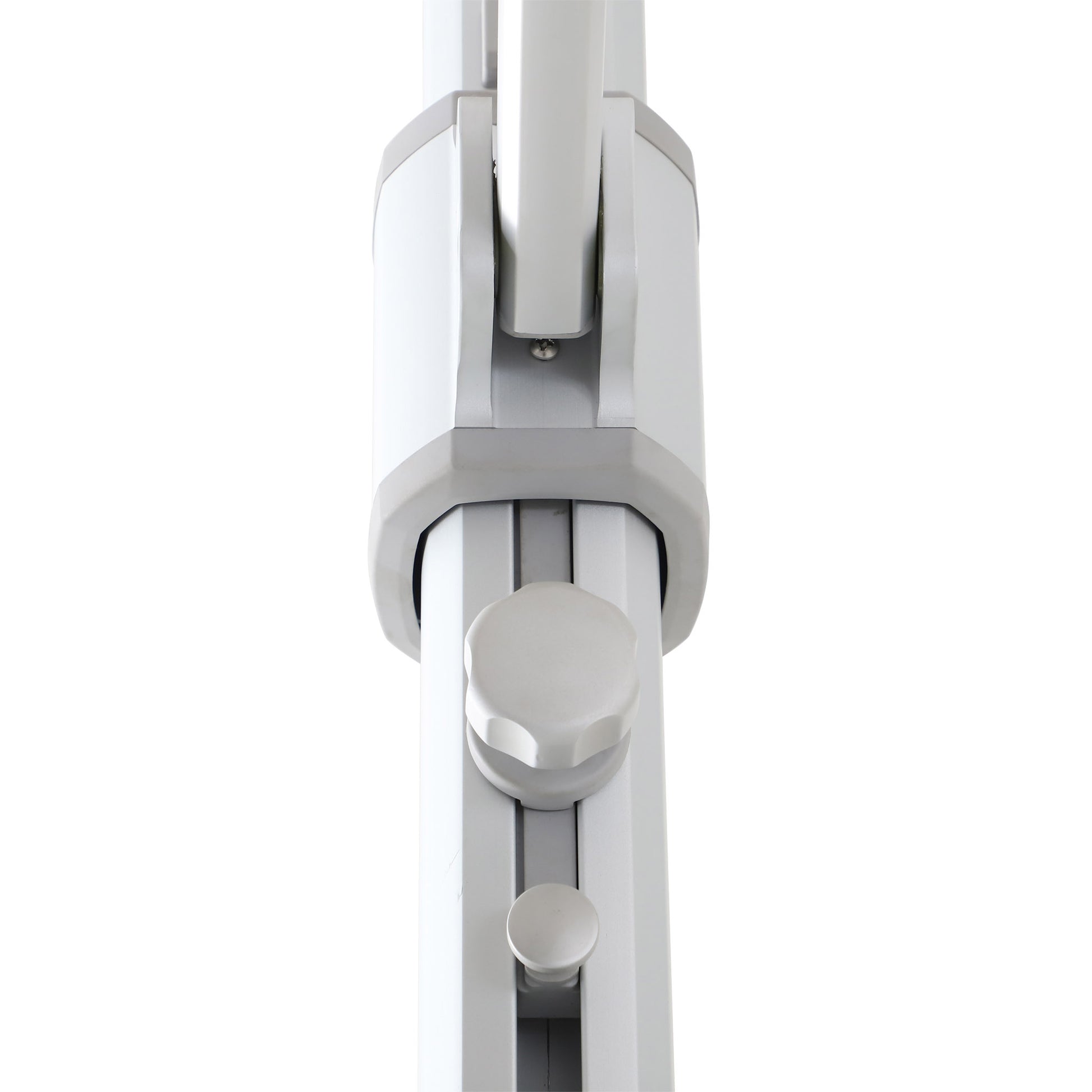 Portofino cantilever umbrella frame and parts view.