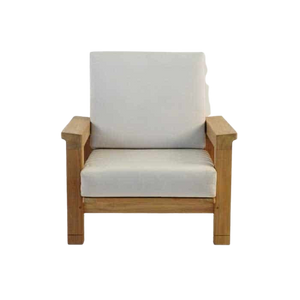 Design Warehouse - Raffles Teak Outdoor Club Chair 42147384852779- cc