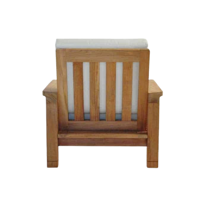 Design Warehouse - Raffles Teak Outdoor Club Chair 42147385671979- cc