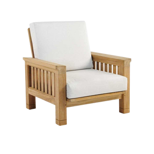 Design Warehouse - Raffles Teak Outdoor Club Chair 42147384656171- cc