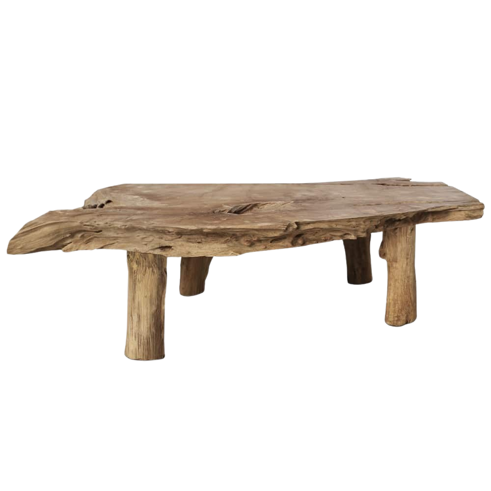 Design Warehouse - River Organic Teak Coffee Table 42147445637419- cc