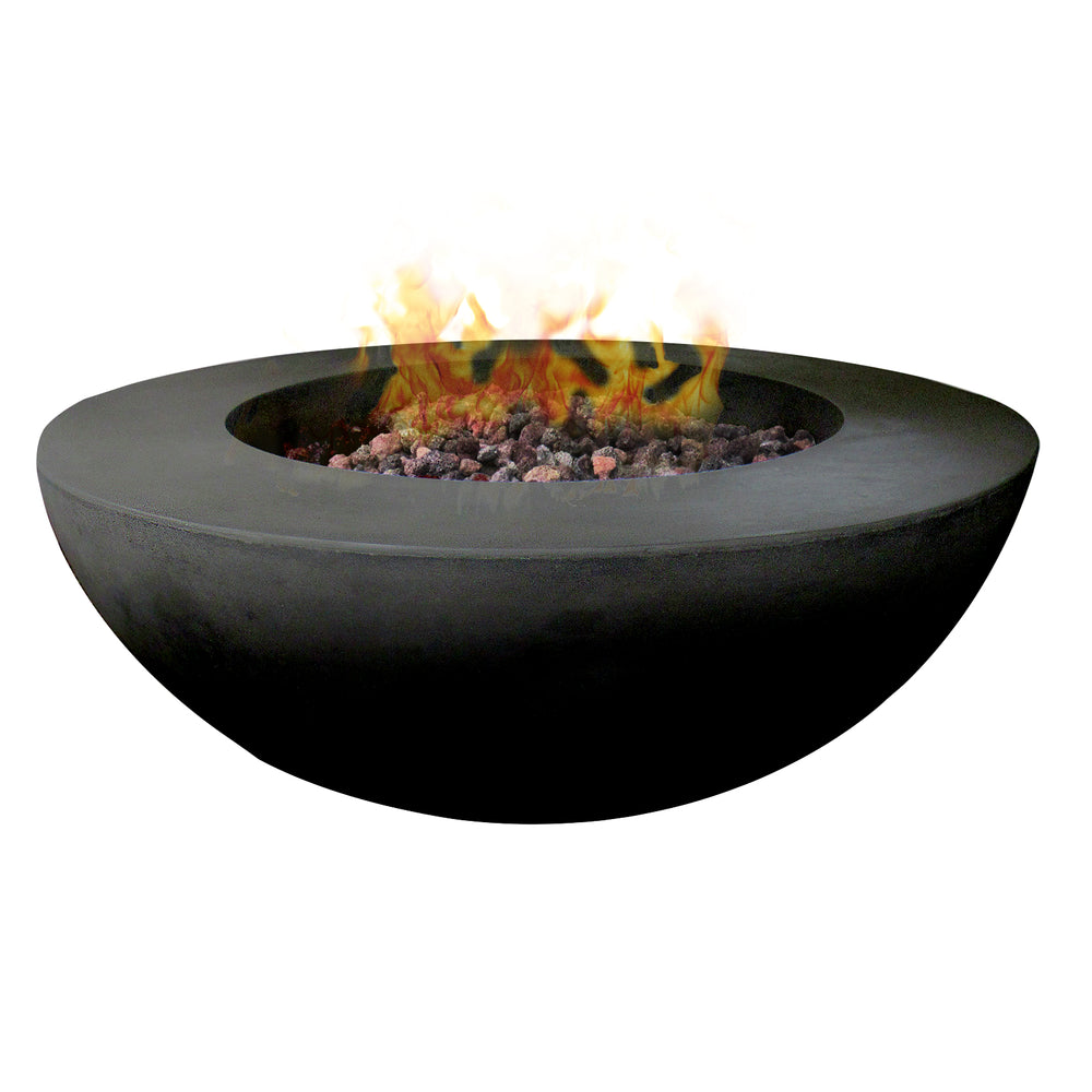Design Warehouse Concrete Round Fire Pit Dark Grey 127243