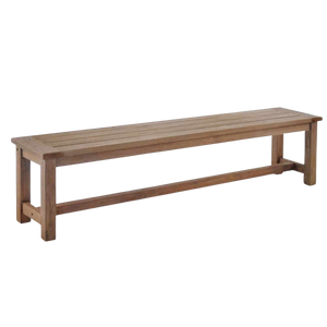 Design Warehouse - Rustic 4 Legged Reclaimed Outdoor Teak Bench 42222008205611- cc