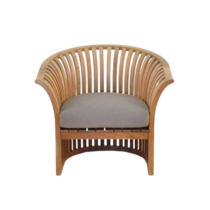 Design Warehouse - Satai Teak Outdoor Club Chair 42147521757483- cc