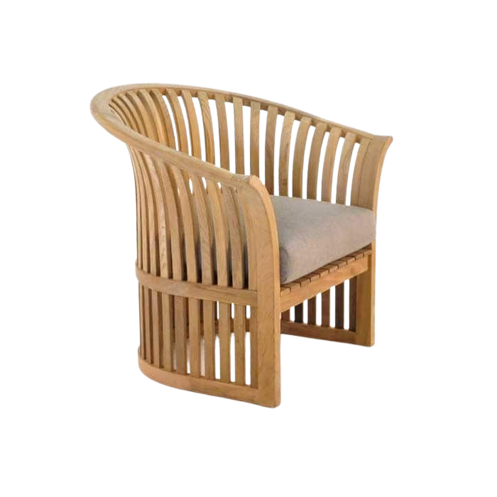 Design Warehouse - Satai Teak Outdoor Club Chair 42147521691947- cc