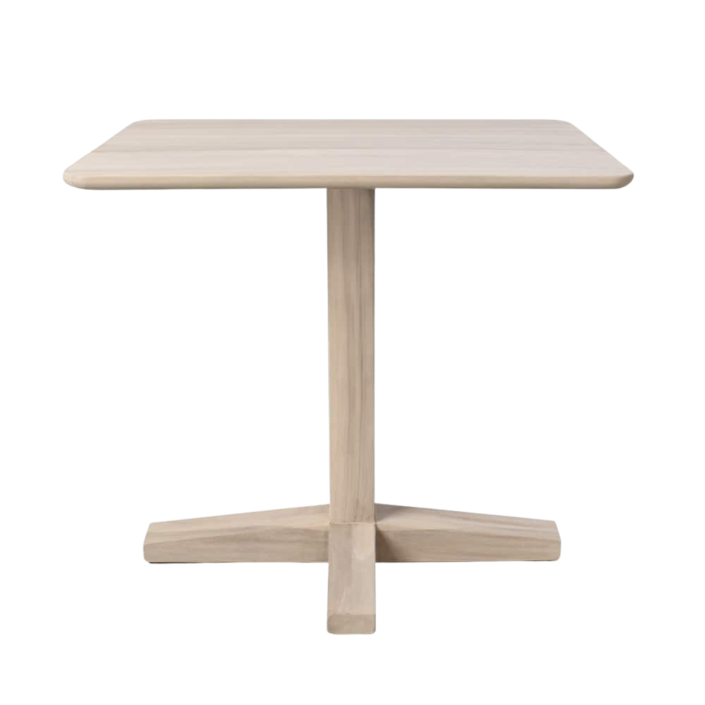 Design Warehouse - Shelli Teak Outdoor Bistro Table (Rectangle) 42147546693931- cc