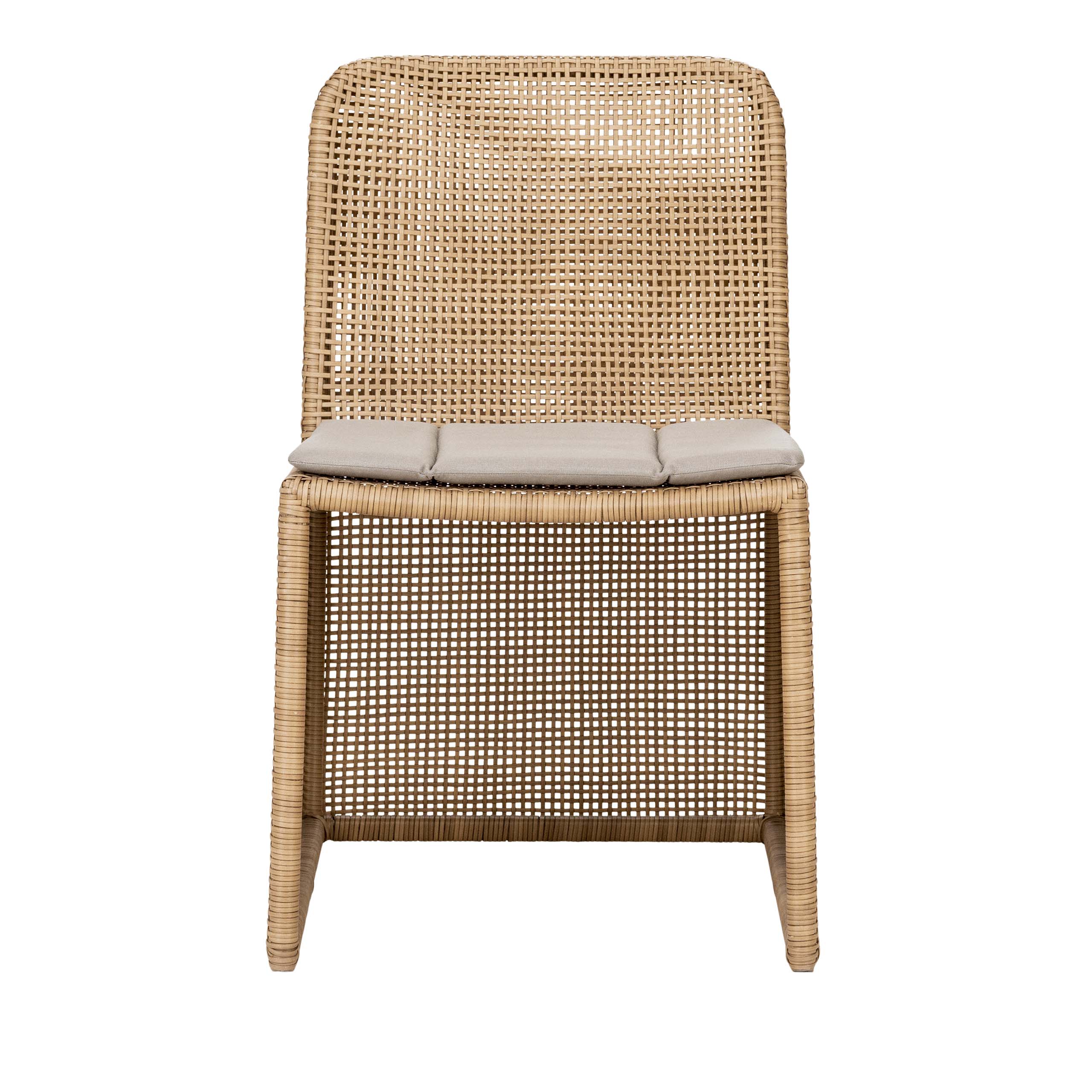 Design Warehouse - 128350 - Signature Outdoor Dining Side Chair (Natural)  - Natural