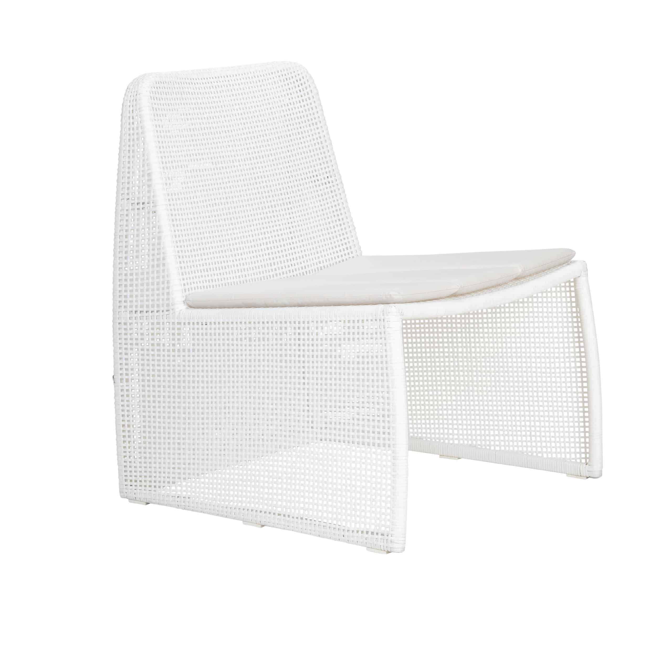 Design Warehouse - 128352 - Signature Outdoor Relaxing Chair  - Stonewhite