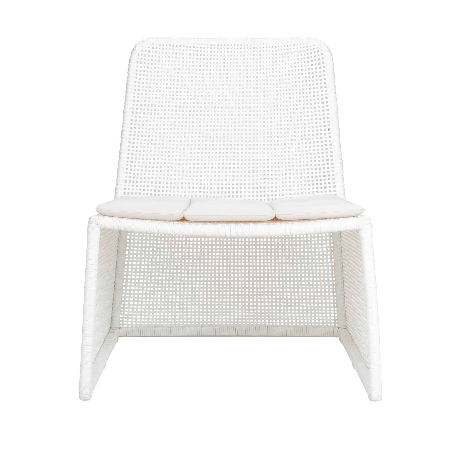 Design Warehouse - 128352 - Signature Outdoor Relaxing Chair  - Stonewhite