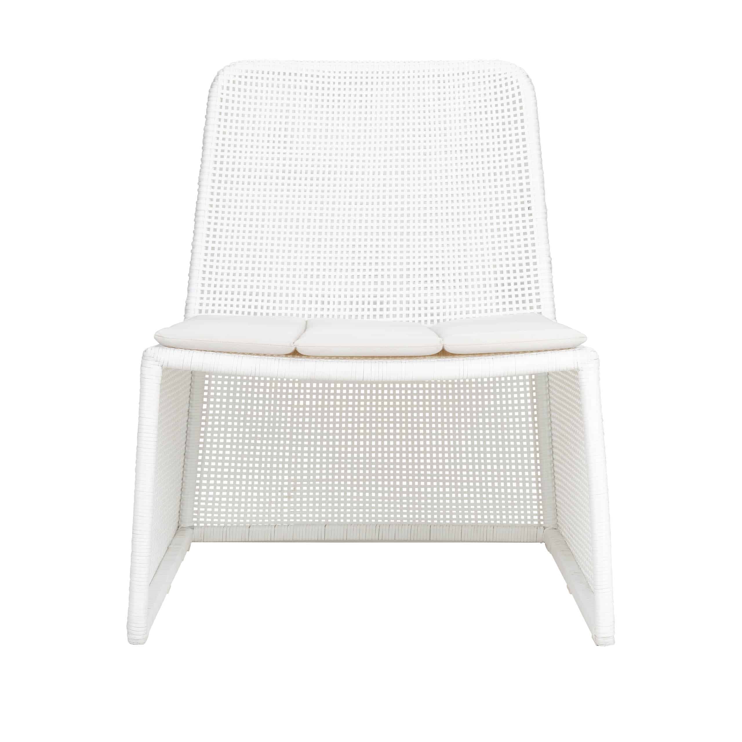 Design Warehouse - 128352 - Signature Outdoor Relaxing Chair  - Stonewhite