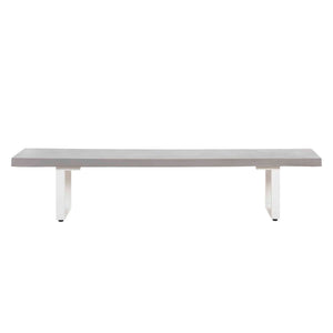 sorrento bench in matt white 128232