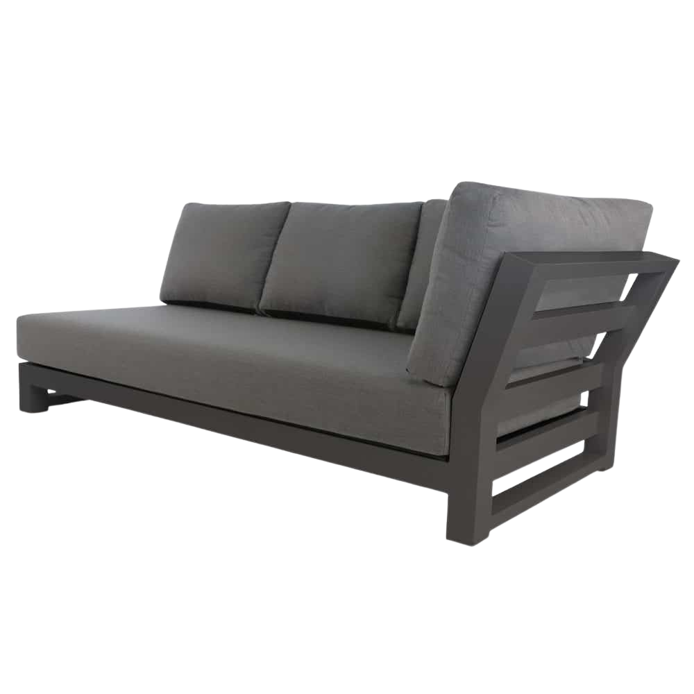 South Bay Outdoor Sectional Left Sofa (Charcoal)