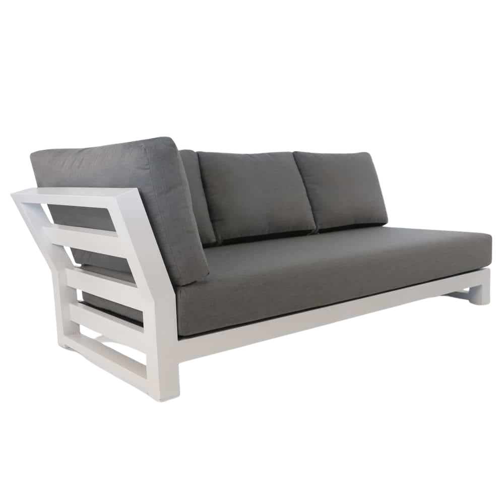 South Bay Outdoor Sectional Right Sofa (White)