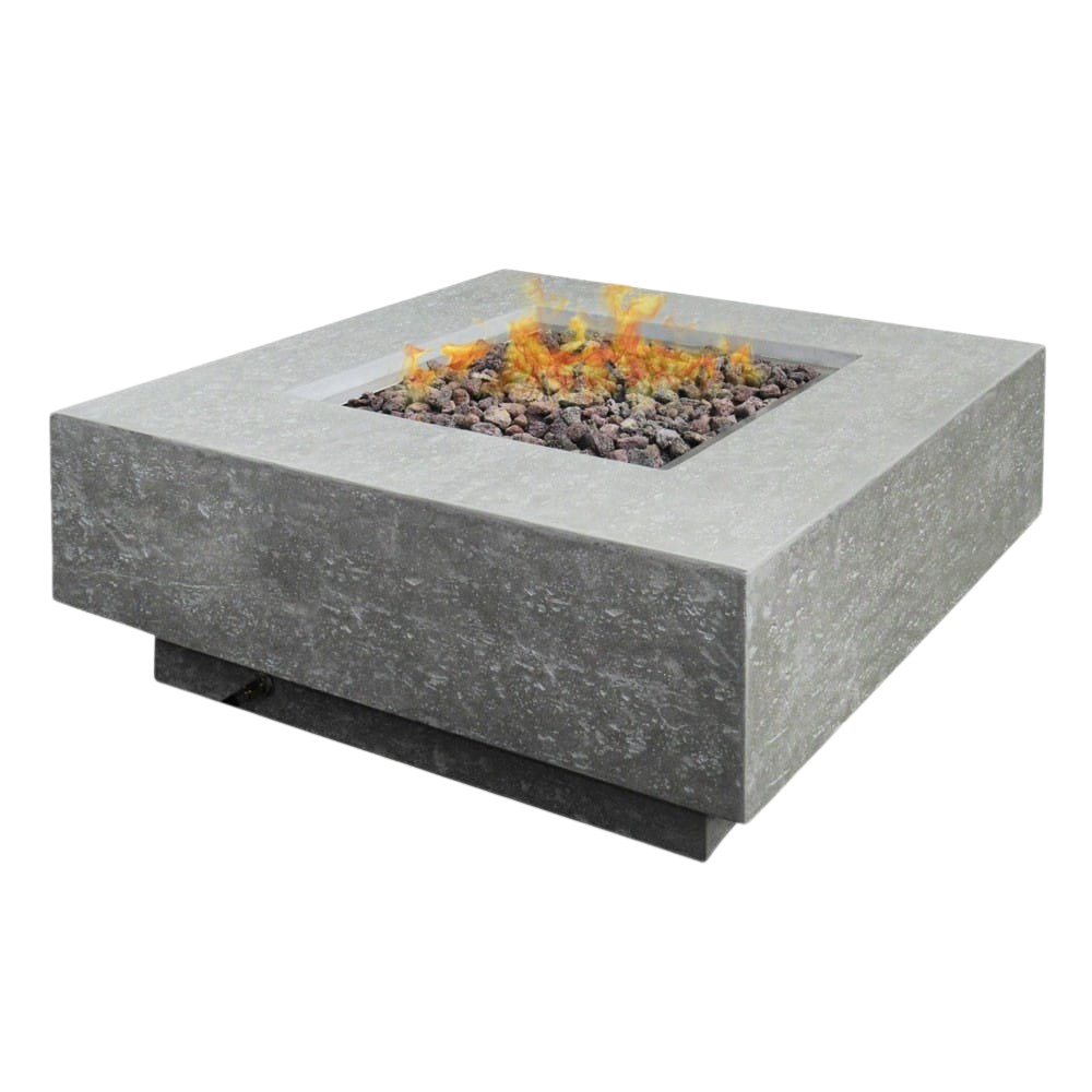 Design Warehouse - Concrete Square Fire Pit LPG 42042087833899- cc