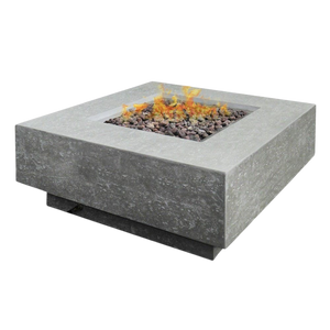 Design Warehouse - Concrete Square Fire Pit LPG 42042087833899- cc