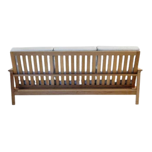 Design Warehouse - St. Tropez Teak Outdoor Sofa 42272924664107- cc