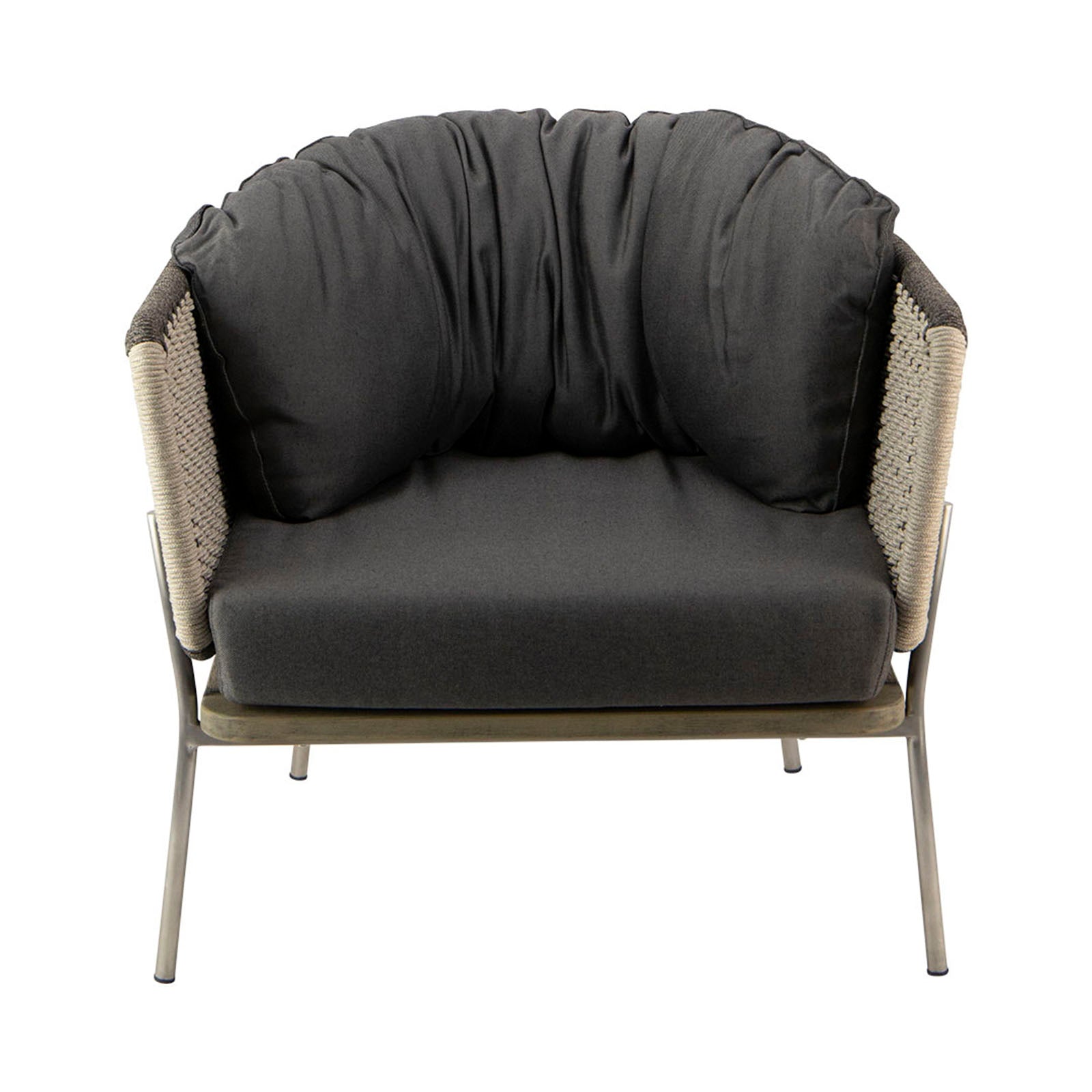 Studio Two Tone Rope Lounge Chair (Agora Cushions)