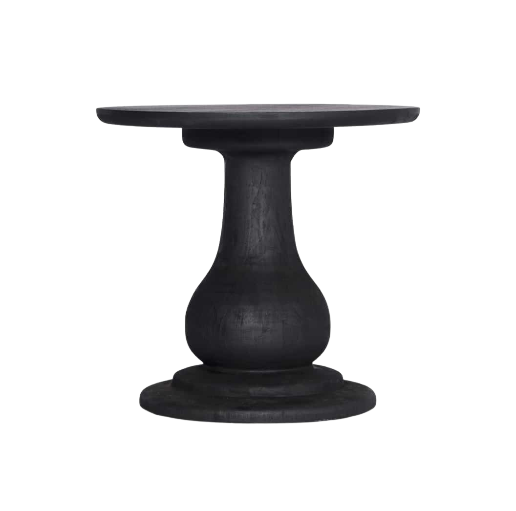 Design Warehouse - 127511 - Sumartra Low Outdoor Side Table (Charcoal)  - Charcoal cc