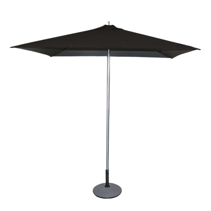 Design Warehouse - 125011 - Tiki Square Patio Umbrella  - Black cc