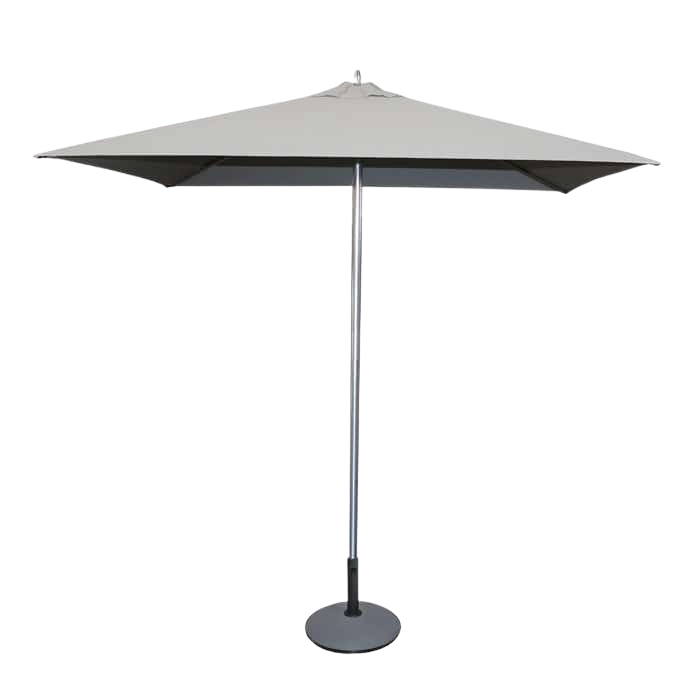 Design Warehouse - 125012 - Tiki Square Patio Umbrella  - Grey cc