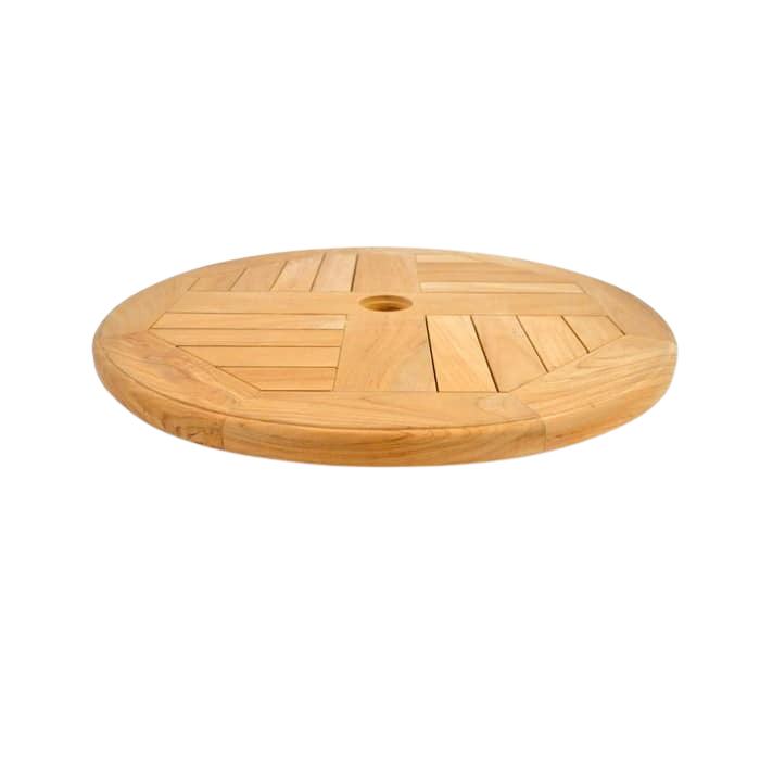 Teak Windmill Lazy Susan