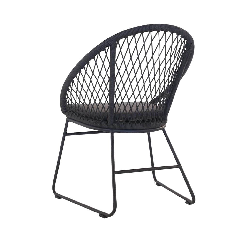 Design Warehouse - Zaha Outdoor Dining Chair (Cross Weave) 42031868150059- cc