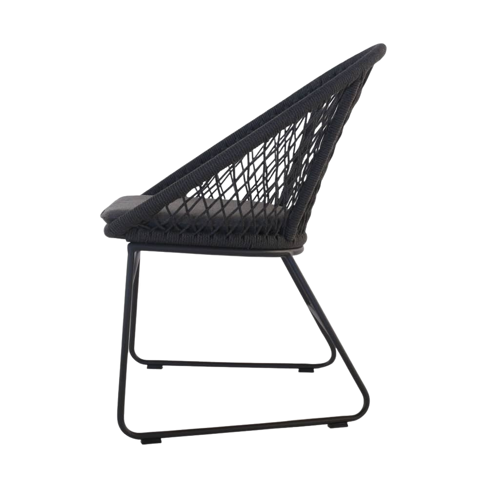 Design Warehouse - Zaha Outdoor Dining Chair (Cross Weave) 42031867789611- cc