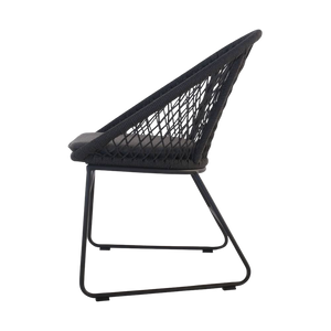 Design Warehouse - Zaha Outdoor Dining Chair (Cross Weave) 42031867789611- cc